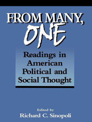 cover image of From Many, One